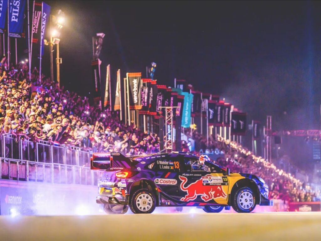 WRC Rallye in Encarnación, Paraguay
